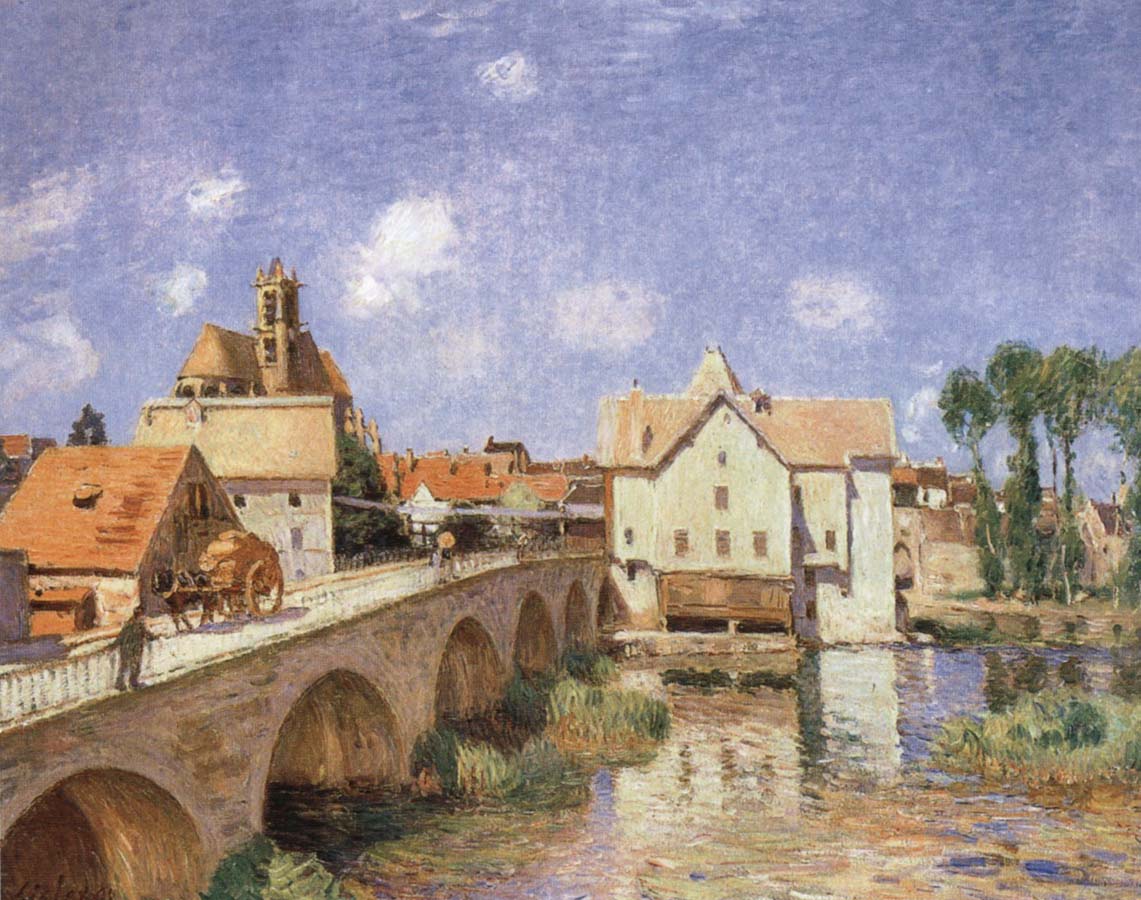 Alfred Sisley The Bridge at Moret